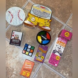 BUNDLE of Children’s Games and Toys 8 Count Melissa & Doug Brain Quest Cards